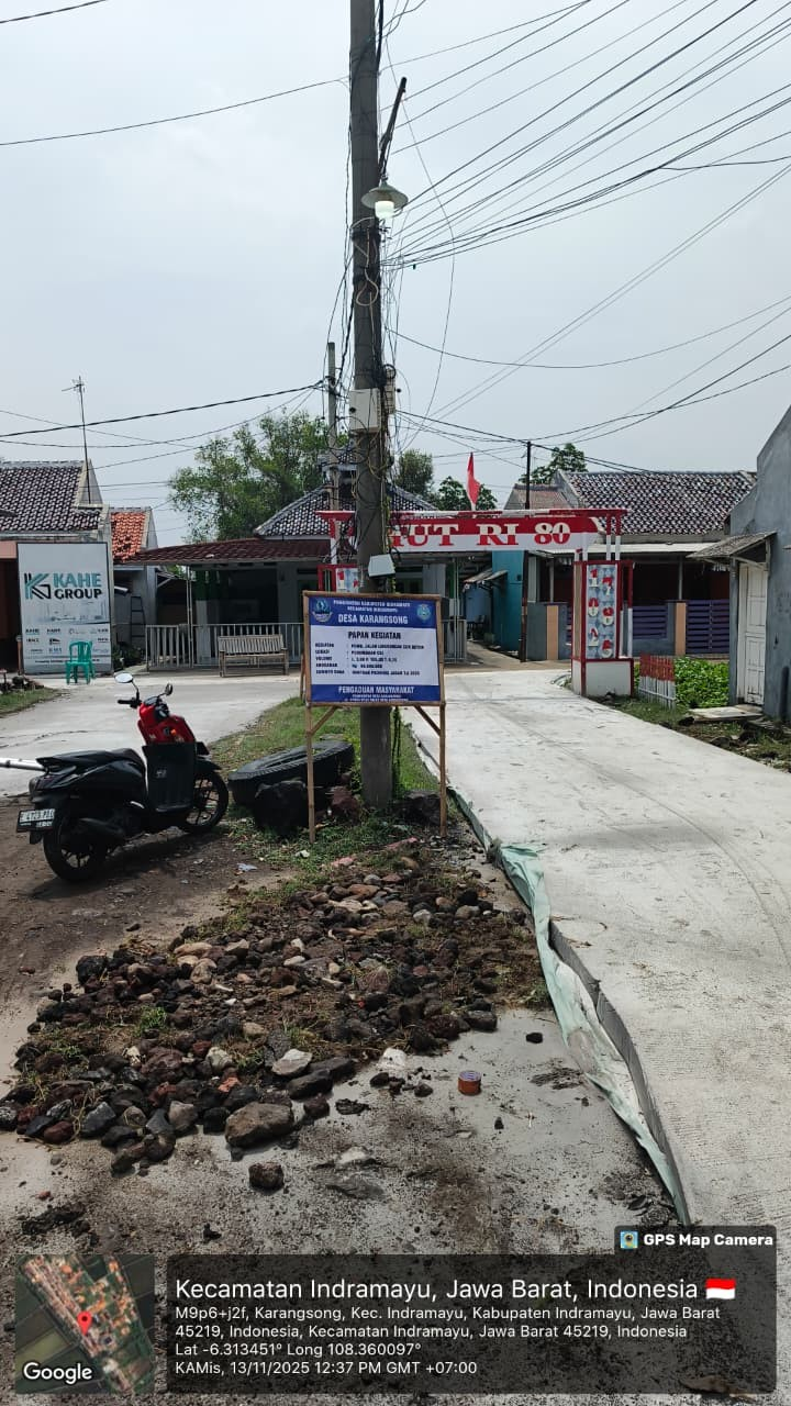 Peningkatan infrastruktur kegiatan jalan Cor Beton Lingkungan